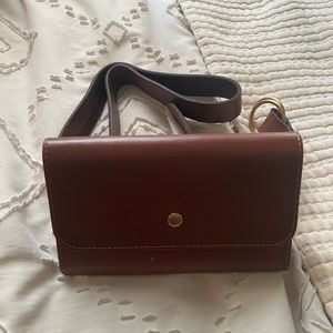 Banana Republic Factory Genuine Leather Belt Bag